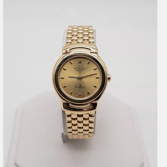 Rolex Womens Cellini 18kt Yellow Gold Watch